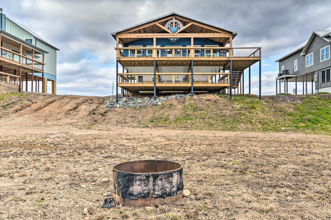 Upscale Riverfront Home With Beach And Fire Pit! Glenwood Exterior foto